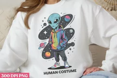 Human costume PNG, Alien Sublimation PNG Product Image 2
