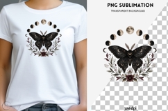 Gothic butterfly png design for T-shirts Product Image 1