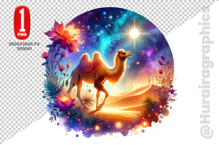 Cute Camel Clipart - PNG File Product Image 1