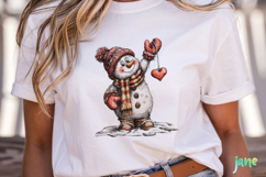 Whimsical Christmas Snowmans Clipart Product Image 5