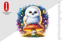 Cute Owl Clipart - PNG File Product Image 2