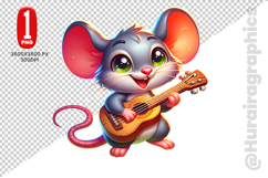 Cute Mouse Clipart - PNG File Product Image 2