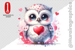 Cute Owl Clipart - PNG File Product Image 1