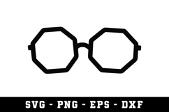 Eye Glasses SVG | SVG Cut files | Cricut Product Image 1