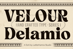 Velour Delamio Font Product Image 1