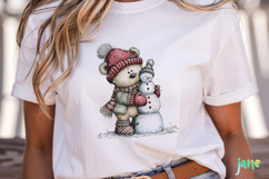 Whimsical Christmas Bears Clipart Product Image 5