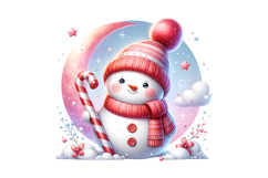 Snow Men Clipart- PNG File Product Image 1