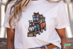 Whimsical Blue Christmas Clipart Product Image 5