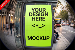 Bus Stop Billboard Fisheye Lens Product Image 1