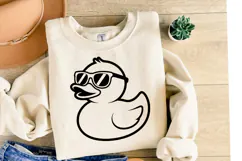 Cute Duck Svg | Svg Files for Cricut | Shirt Svg Product Image 2