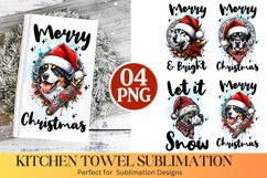 Merry Christmas, Kitchen Towel - Christmas Towel Design Product Image 1