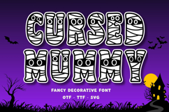 Cursed Mummy - Halloween Decorative Font Product Image 1