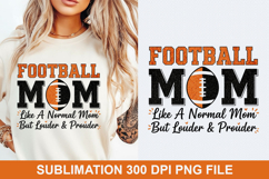 Football Mom Sublimation - Mother&#039;s Day PNG Design Product Image 1