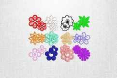 Creative Multi Flower Cluster Embroidery Design File Product Image 1