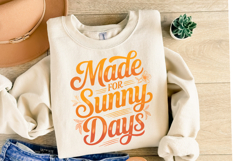 Made for Sunny Days Svg | Svg Files for Cricut | Shirt Svg Product Image 2