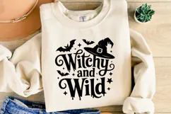 Witchy and Wild Svg | Halloween Svg | Shirt Svg Product Image 2