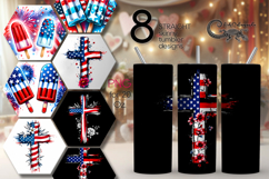 Patriotic USA | american flag Skinny Tumbler Designs Product Image 1