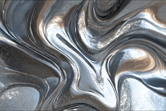 A shiny metallic surface with smooth curves Product Image 1