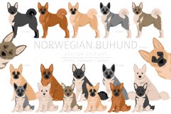 Norwegian Buhund clipart Product Image 1