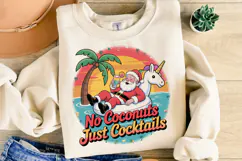 No Coconuts Just Cocktails Svg | Christmas Svg | Shirt Svg Product Image 2