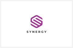 Synergy Letter S logo design vector template Product Image 1