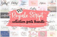 Royale Script Collection Fonts Bundle Product Image 1