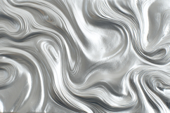 A metallic silver abstract background with wavy patterns Product Image 1