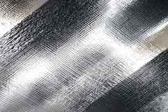 A shiny metallic insulation material rolls Product Image 1