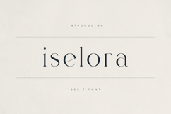 Iselora A Sophisticated Serif Font Product Image 1