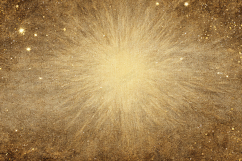Gold Fabric Texture with Light Burst and Glitter Stars Product Image 1