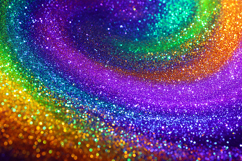 Swirling rainbow pattern and glittering texture Product Image 1