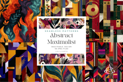 Abstract Maximalist Seamless Patterns Bundle Product Image 1