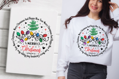 Merry christmas and happy new year SVG Product Image 1