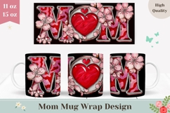 Best Ever Mom Mug Design, Love Mom Sublimation, Mom Design Product Image 1