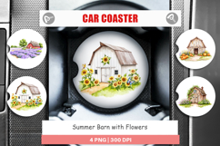 Car Coaster Summer Barn Product Image 1