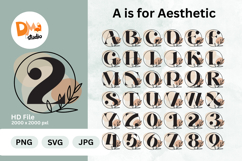 A is for Aesthetic Monogram Product Image 1