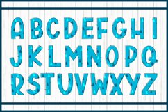 8 Winter Alphabets Bundle, Decorative ABC Sublimation Files Product Image 2
