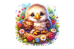 Cute Eagle Clipart - PNG File Product Image 2