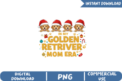 Cute Christmas Dogs Sublimation, Christmas Png Product Image 1