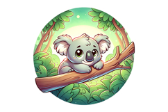 Cute Koala Clipart - PNG File Product Image 2