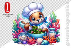 Cute Sealion Clipart - PNG File Product Image 2