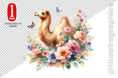 Cute Camel Clipart - PNG File Product Image 1