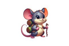 Cute Mouse Clipart - PNG File Product Image 2