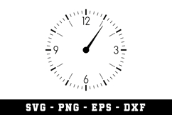 Clock SVG | SVG Cut files | Cricut Product Image 1