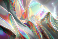 A abstract image with a shiny, iridescent fabric texture Product Image 1