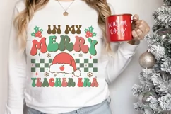 In my merry teacher era SVG, Teacher christmas SVG Product Image 2
