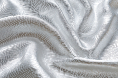 A luxurious white fabric with smooth folds Product Image 1