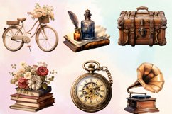 Vintage Antique Aesthetic Clipart Bundle Product Image 2