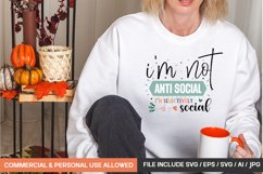 I&#039;m Not Anti-social I&#039;m Selectively Social Svg Product Image 1