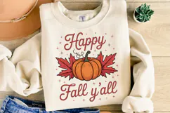 Happy Fall Y'all Svg | Thanksgiving Svg | Shirt Svg Product Image 2